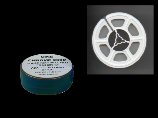 New 200 Foot DUAL 8MM FILM REEL Regular 8mm & Super-8 For